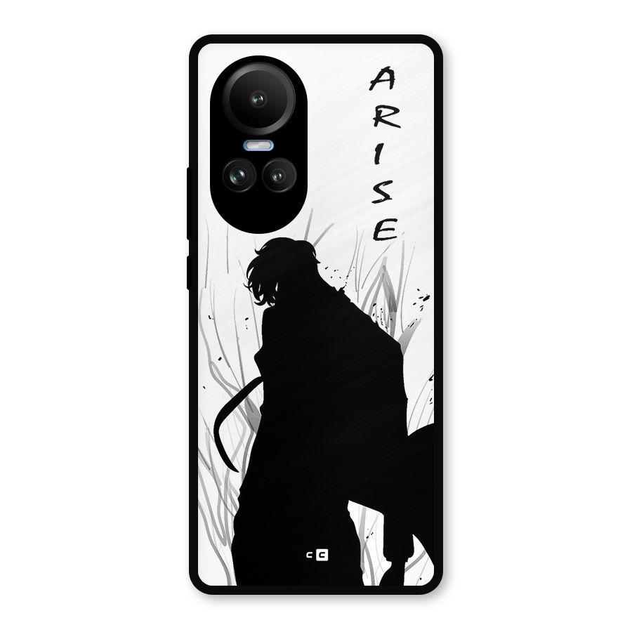 Awesome Jinwoo Arise Metal Back Case for Oppo Reno10 Pro