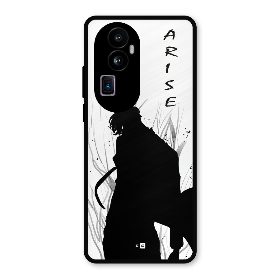 Awesome Jinwoo Arise Metal Back Case for Oppo Reno10 Pro Plus