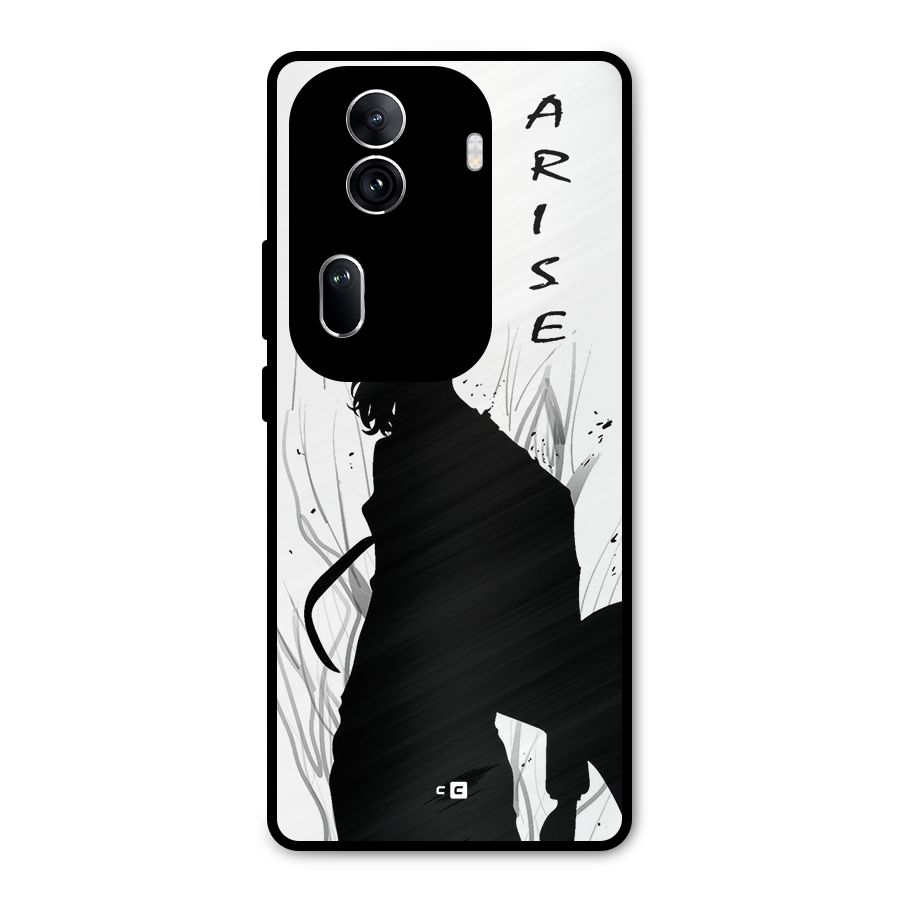 Awesome Jinwoo Arise Metal Back Case for Oppo Reno11 Pro 5G