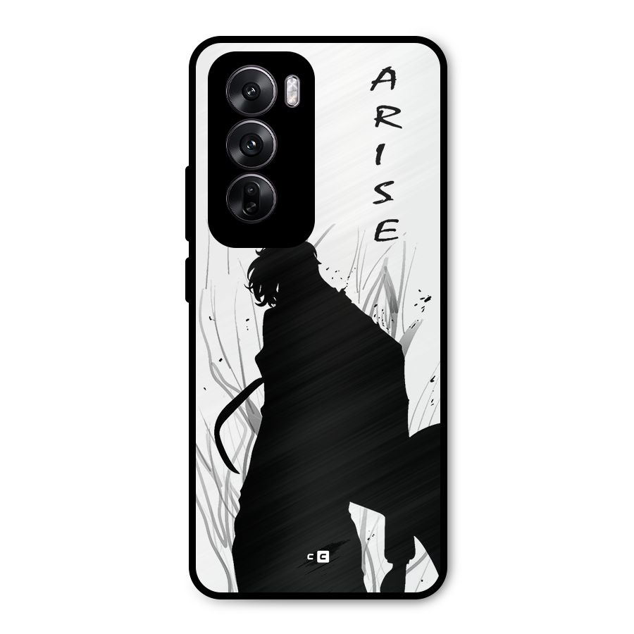 Awesome Jinwoo Arise Metal Back Case for Oppo Reno12