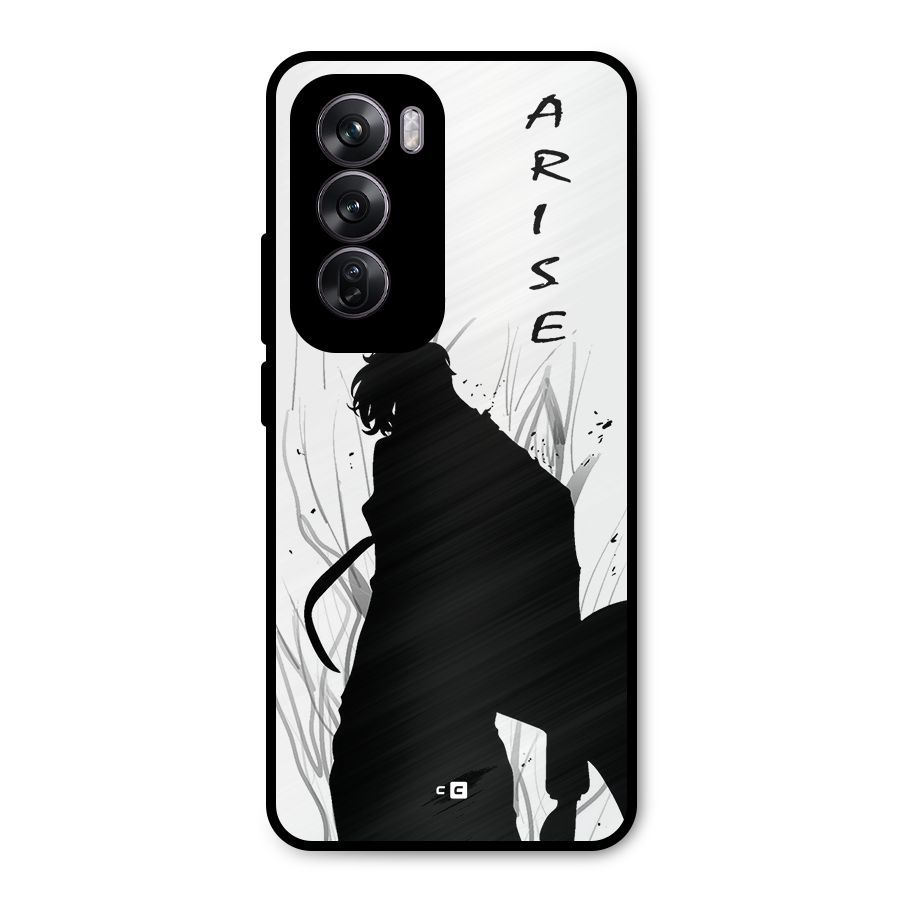 Awesome Jinwoo Arise Metal Back Case for Oppo Reno12 Pro