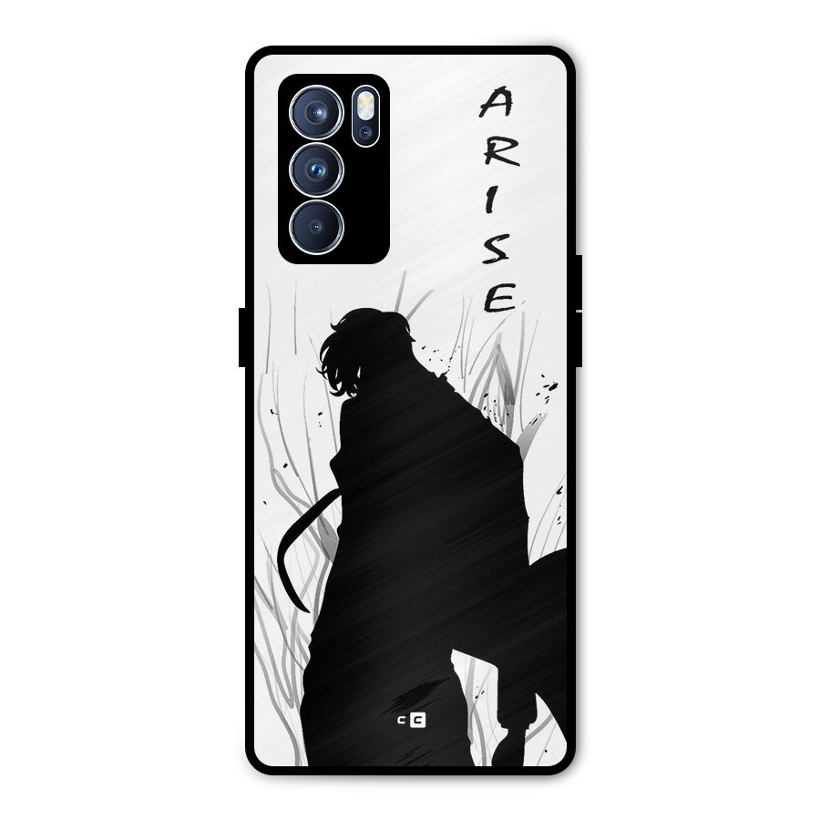 Awesome Jinwoo Arise Metal Back Case for Oppo Reno6 Pro 5G