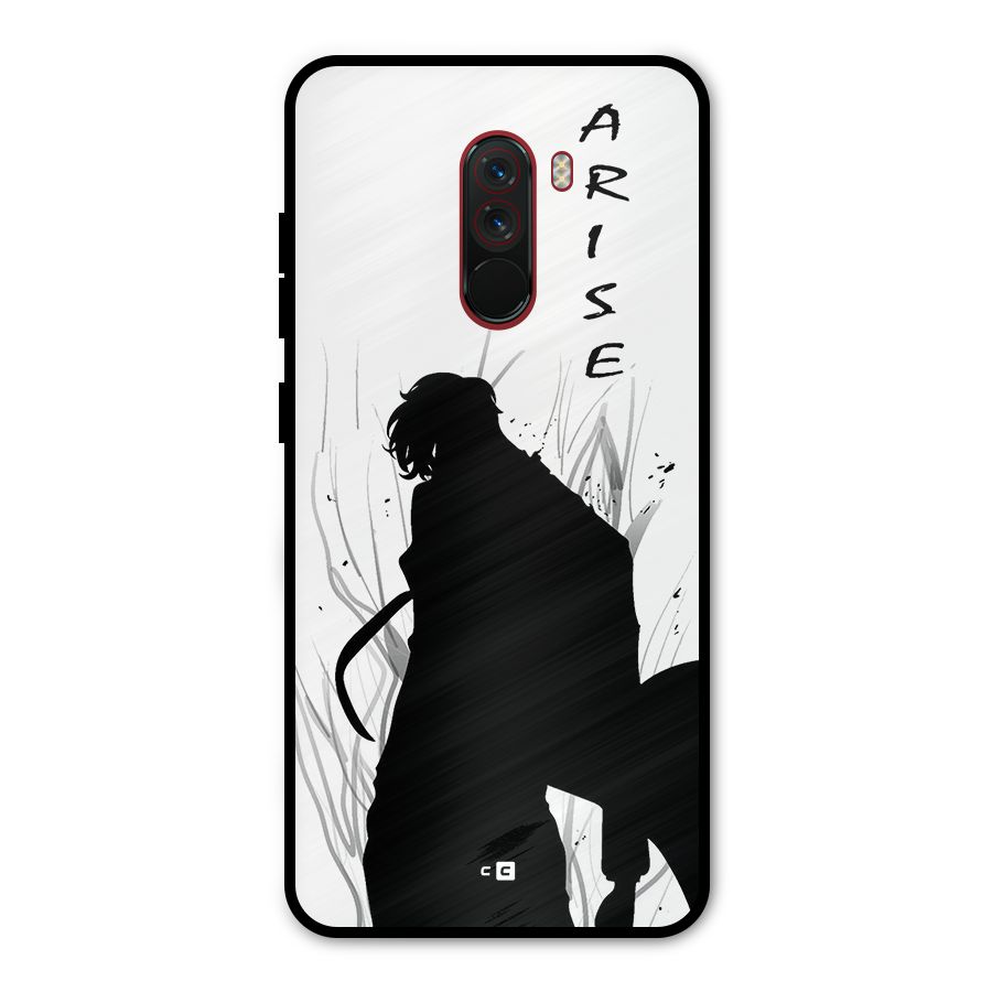 Awesome Jinwoo Arise Metal Back Case for Poco F1