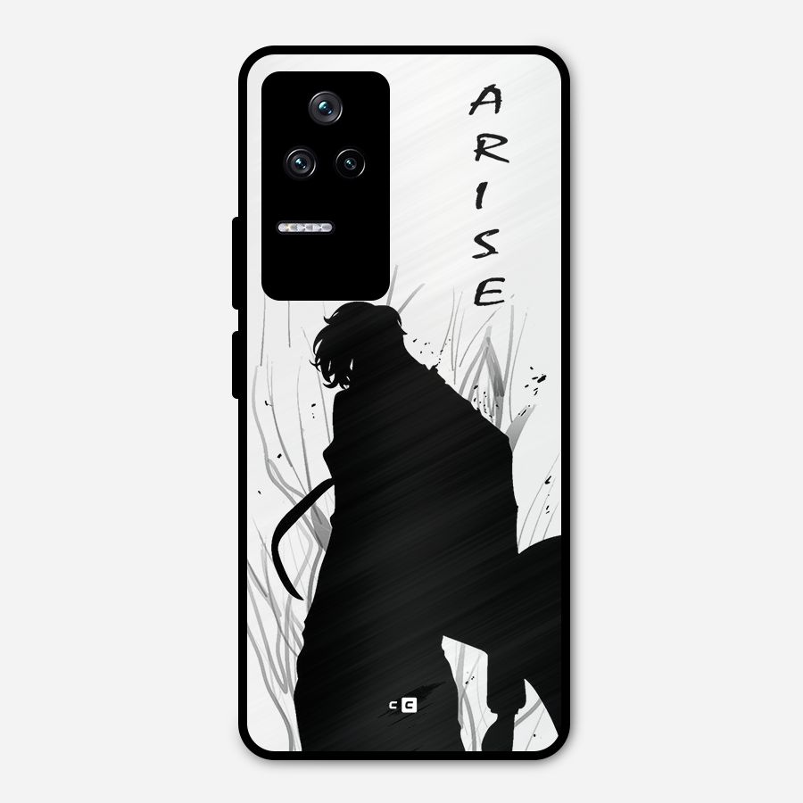 Awesome Jinwoo Arise Metal Back Case for Poco F4 5G