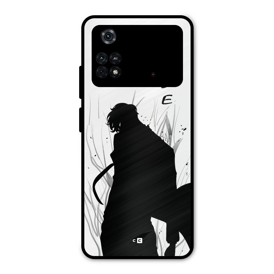 Awesome Jinwoo Arise Metal Back Case for Poco M4 Pro 4G