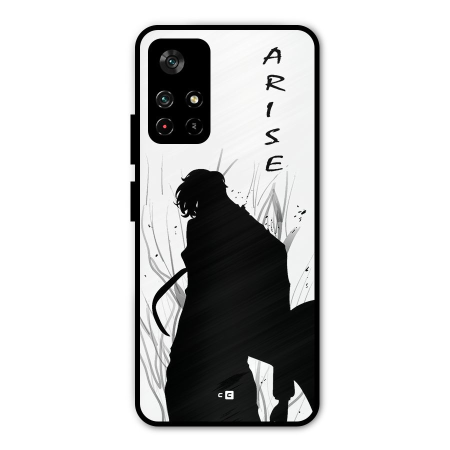 Awesome Jinwoo Arise Metal Back Case for Poco M4 Pro 5G
