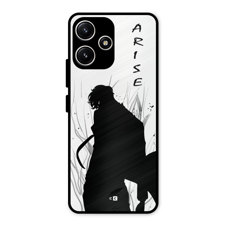 Awesome Jinwoo Arise Metal Back Case for Poco M6 Pro