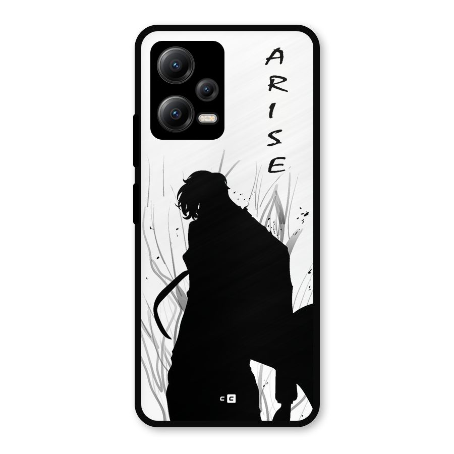 Awesome Jinwoo Arise Metal Back Case for Redmi Note 12 5G