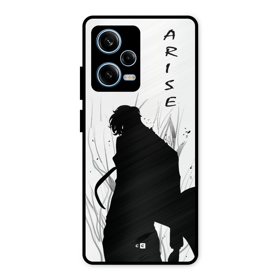 Awesome Jinwoo Arise Metal Back Case for Redmi Note 12 Pro