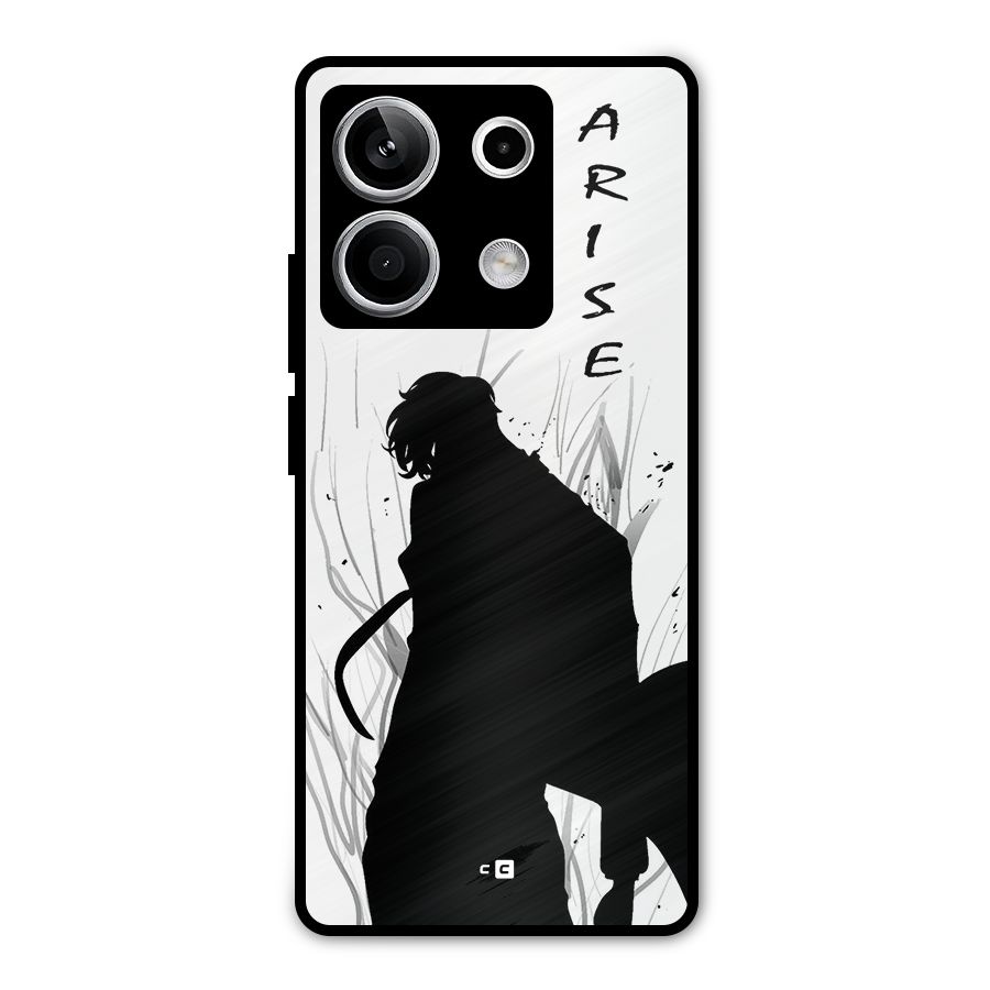 Awesome Jinwoo Arise Metal Back Case for Redmi Note 13 5G
