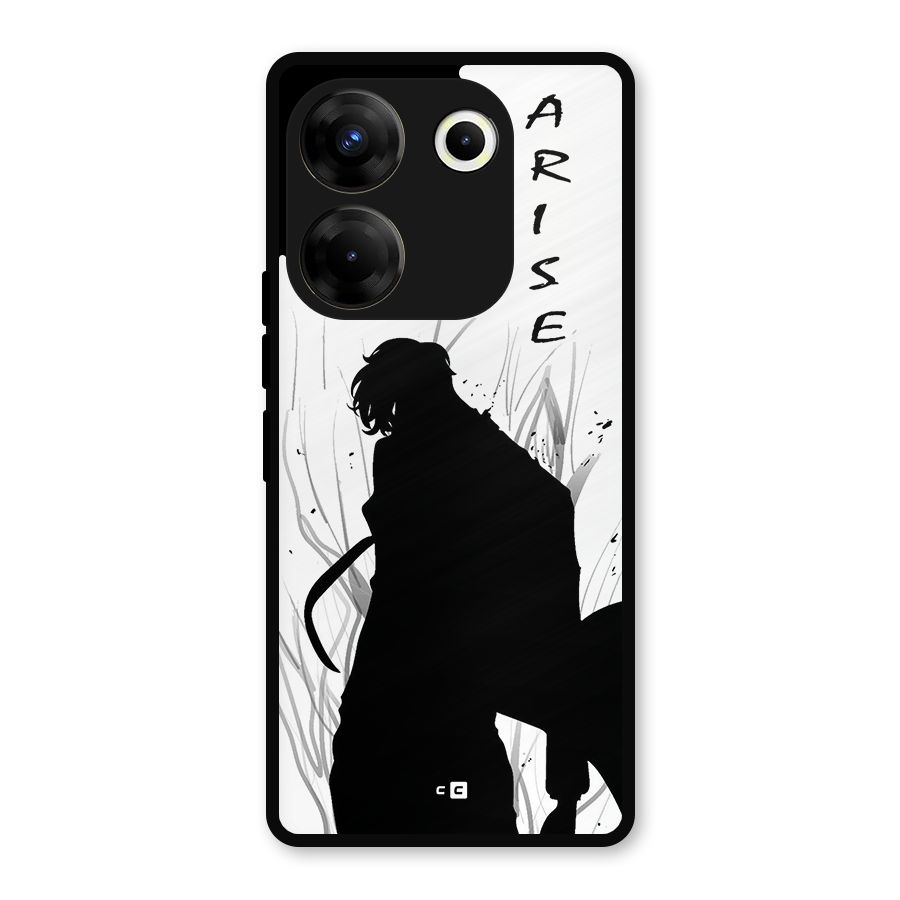 Awesome Jinwoo Arise Metal Back Case for Tecno Camon 20