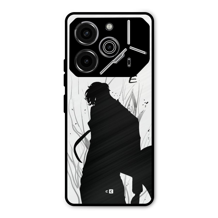 Awesome Jinwoo Arise Metal Back Case for Tecno Pova 6 Pro