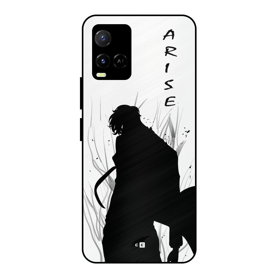 Awesome Jinwoo Arise Metal Back Case for Vivo Y21G