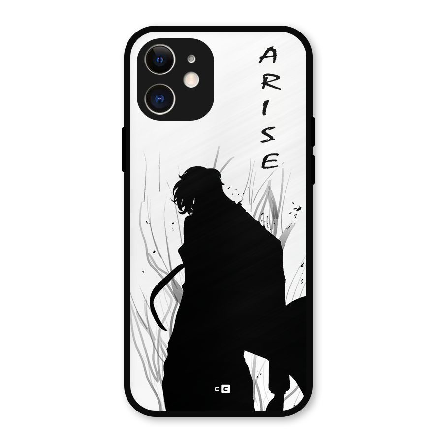 Awesome Jinwoo Arise Metal Back Case for iPhone 12