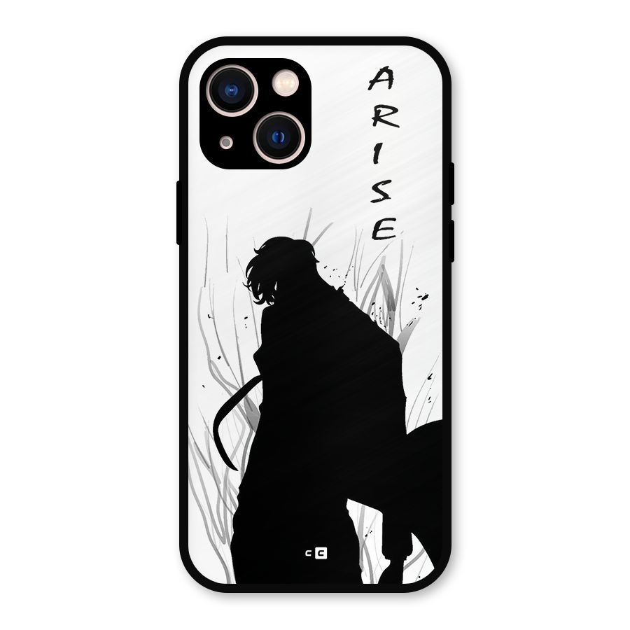 Awesome Jinwoo Arise Metal Back Case for iPhone 13