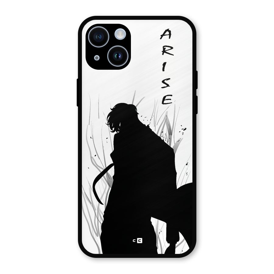 Awesome Jinwoo Arise Metal Back Case for iPhone 14