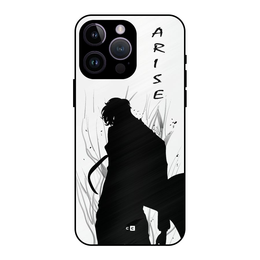 Awesome Jinwoo Arise Metal Back Case for iPhone 14 Pro Max