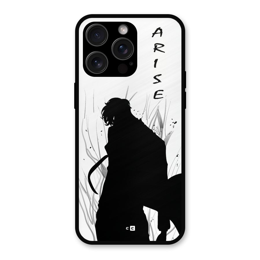 Awesome Jinwoo Arise Metal Back Case for iPhone 15 Pro Max