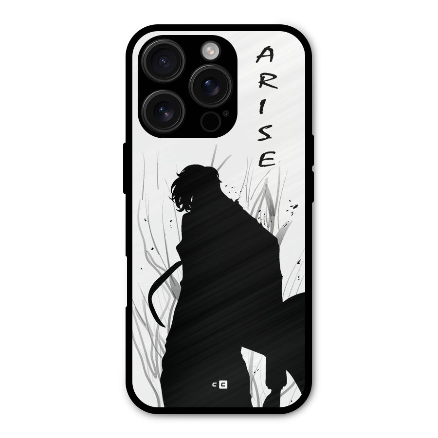 Awesome Jinwoo Arise Metal Back Case for iPhone 16 Pro