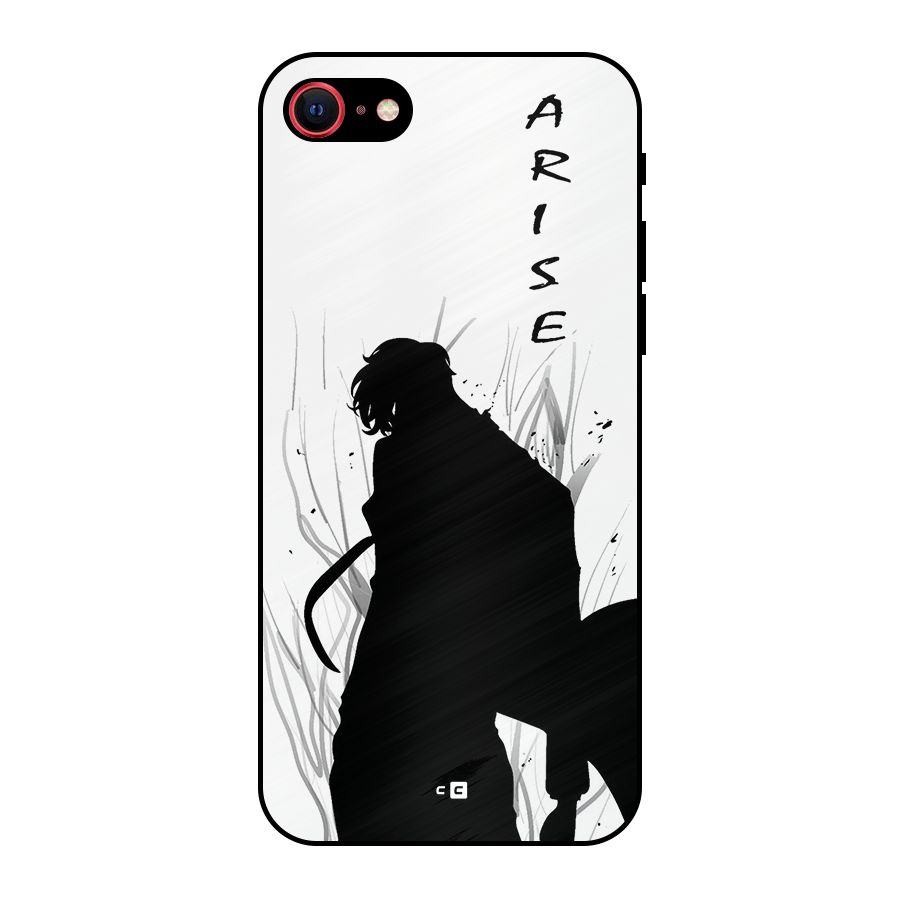 Awesome Jinwoo Arise Metal Back Case for iPhone SE 2020
