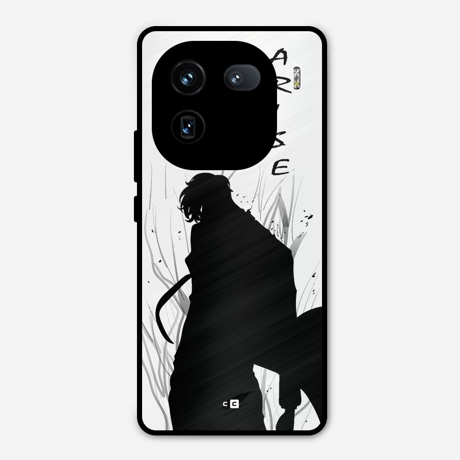 Awesome Jinwoo Arise Metal Back Case for iQOO 12