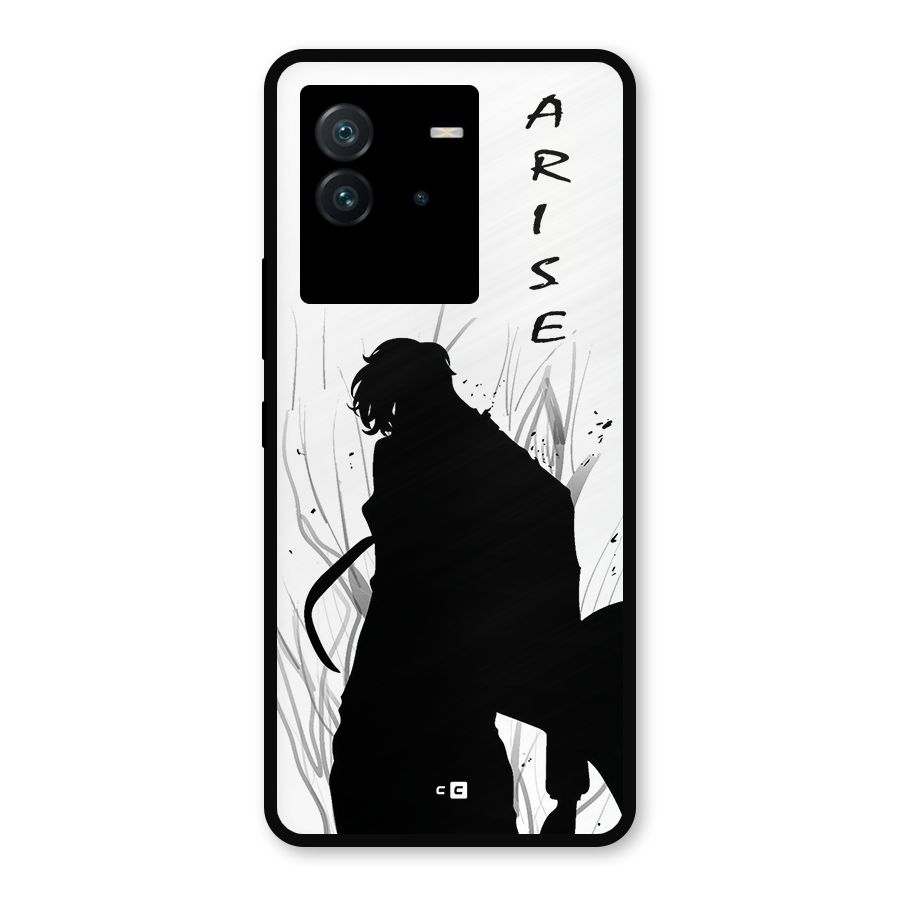 Awesome Jinwoo Arise Metal Back Case for iQOO Neo 6 5G