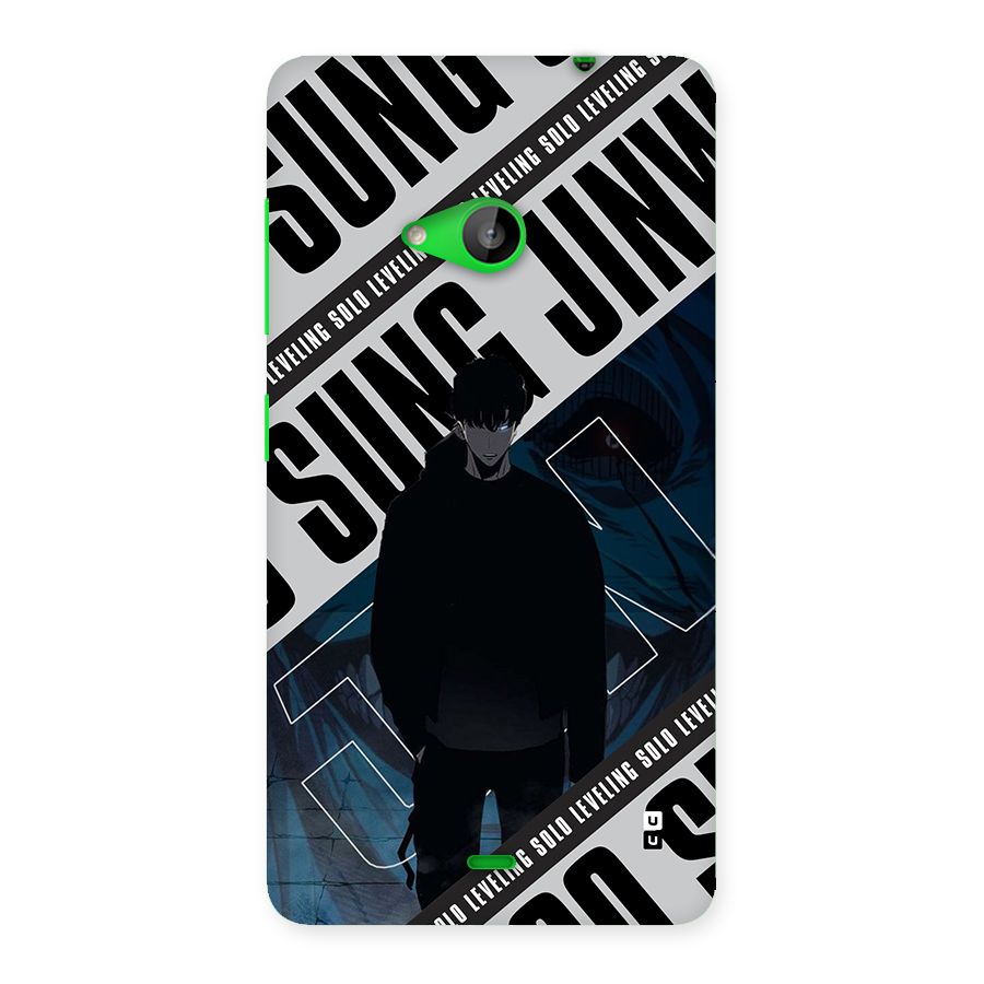 Awesome Jinwoo Rage Back Case for Lumia 535