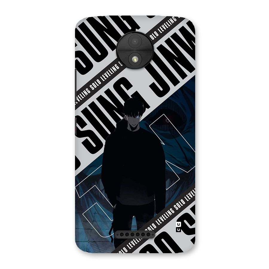 Awesome Jinwoo Rage Back Case for Moto C