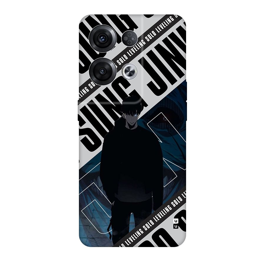 Awesome Jinwoo Rage Back Case for Oppo Reno8 Pro 5G