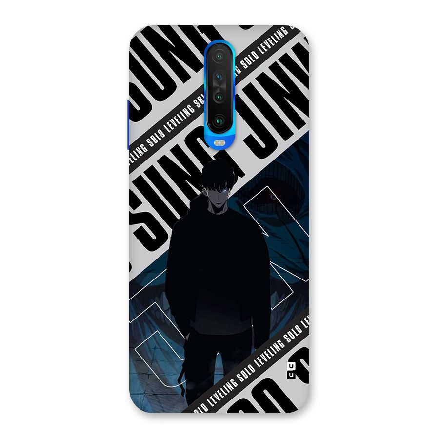 Awesome Jinwoo Rage Back Case for Poco X2