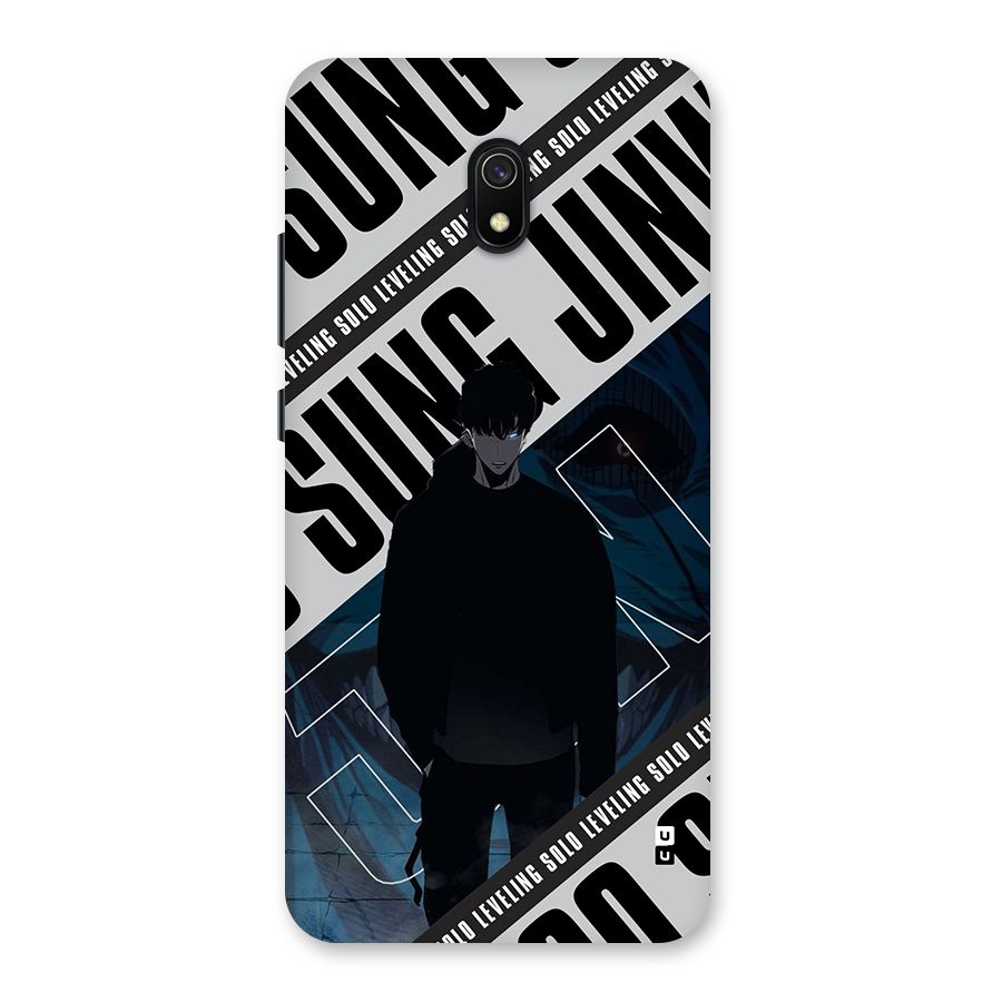 Awesome Jinwoo Rage Back Case for Redmi 8A