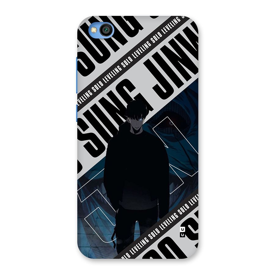 Awesome Jinwoo Rage Back Case for Redmi Go