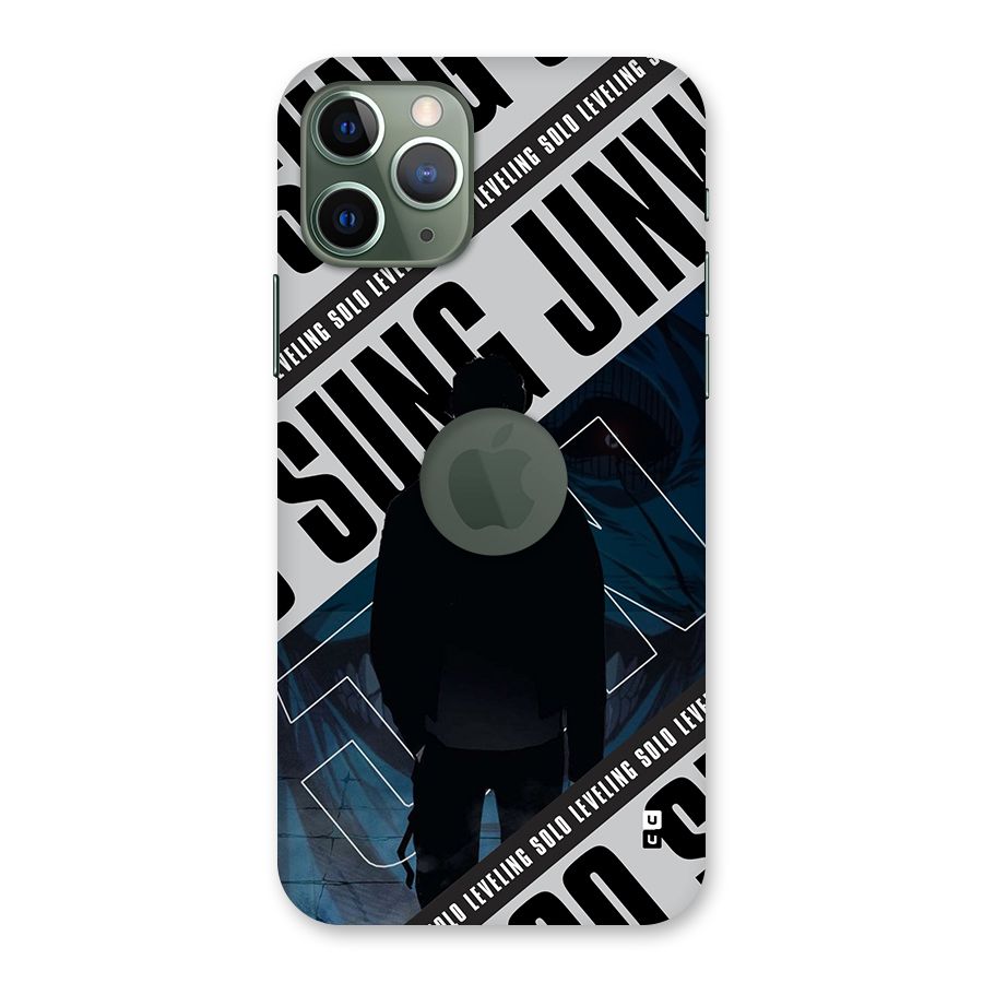 Awesome Jinwoo Rage Back Case for iPhone 11 Pro Logo Cut