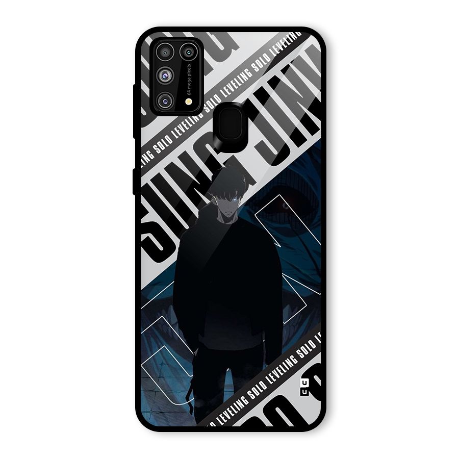 Awesome Jinwoo Rage Glass Back Case for Galaxy F41