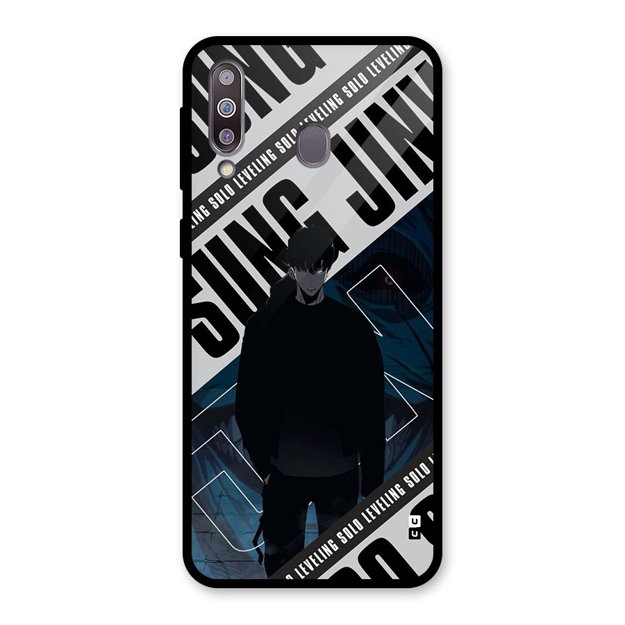 Awesome Jinwoo Rage Glass Back Case for Galaxy M30