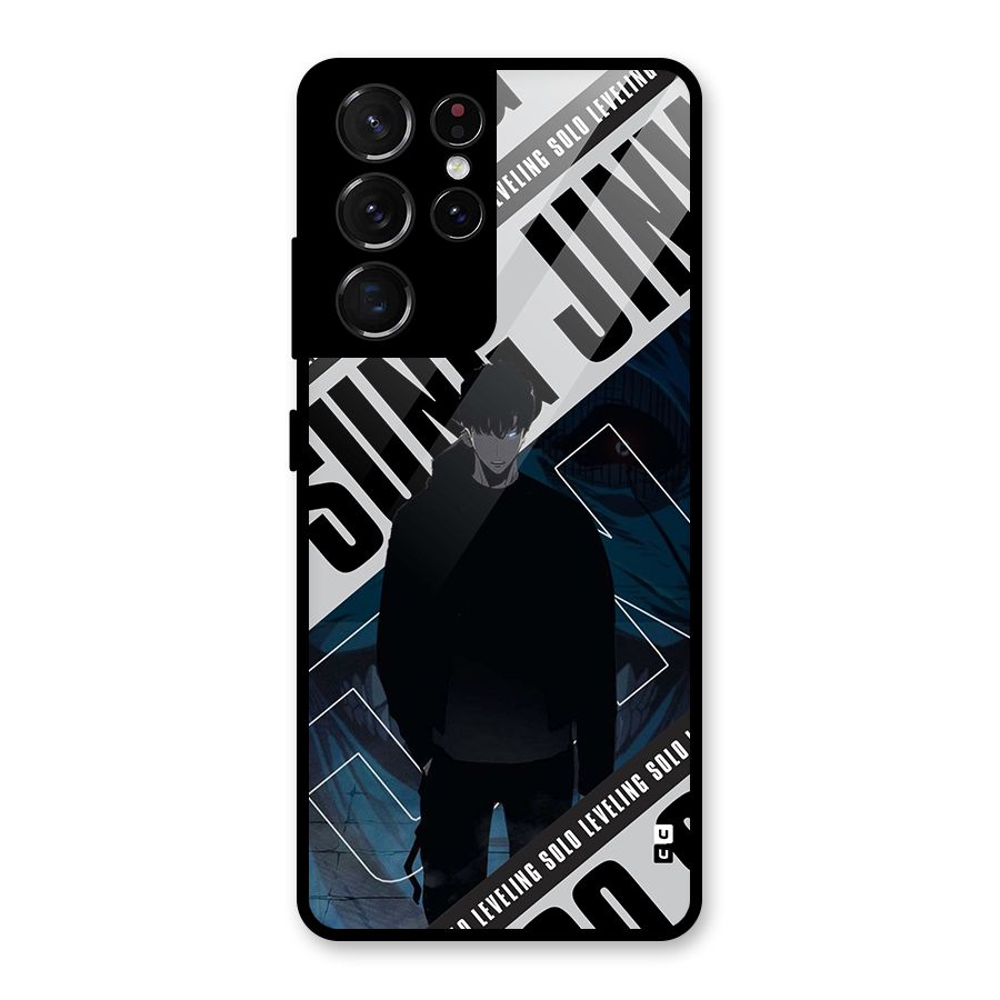 Awesome Jinwoo Rage Glass Back Case for Galaxy S21 Ultra 5G