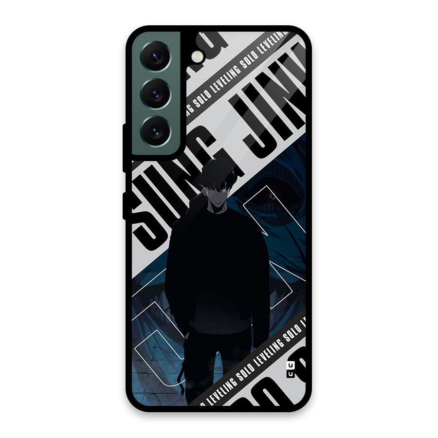 Awesome Jinwoo Rage Glass Back Case for Galaxy S22 5G