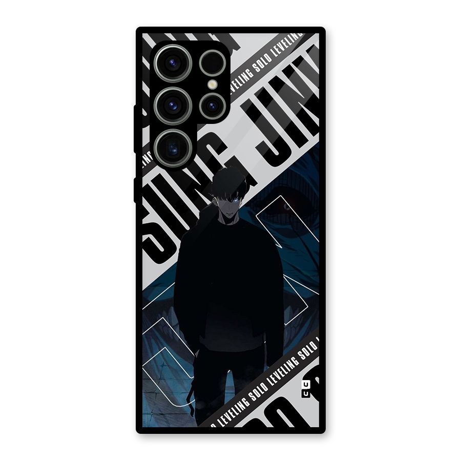 Awesome Jinwoo Rage Glass Back Case for Galaxy S23 Ultra