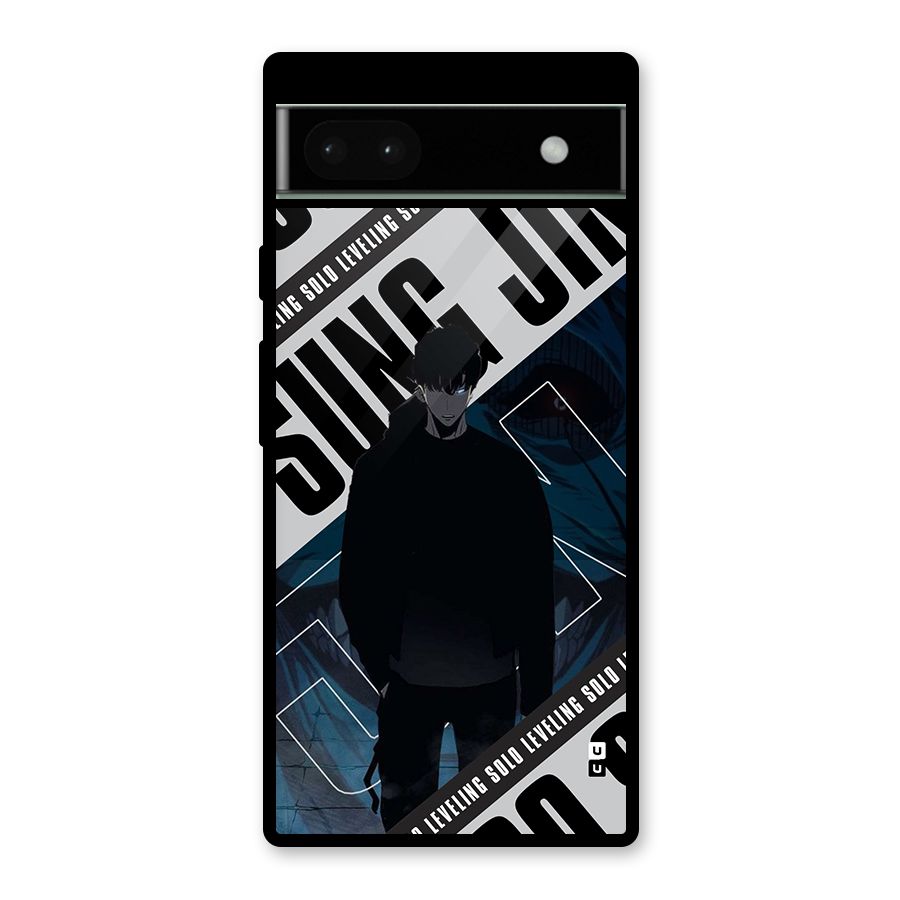 Awesome Jinwoo Rage Glass Back Case for Google Pixel 6a