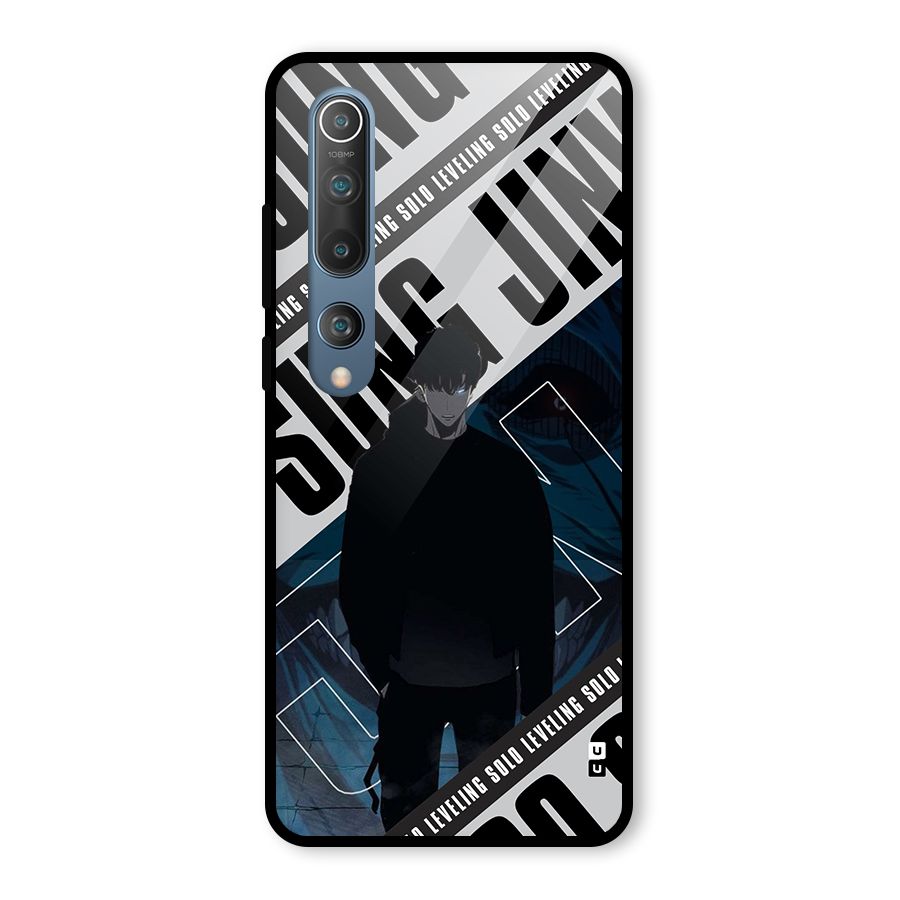 Awesome Jinwoo Rage Glass Back Case for Mi 10