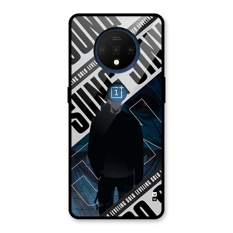 Awesome Jinwoo Rage Glass Back Case for OnePlus 7T