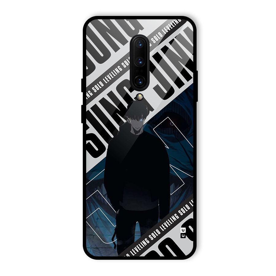 Awesome Jinwoo Rage Glass Back Case for OnePlus 7 Pro