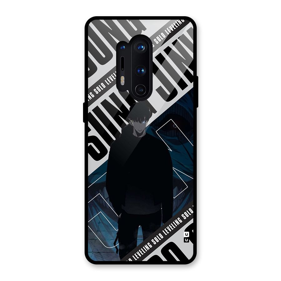 Awesome Jinwoo Rage Glass Back Case for OnePlus 8 Pro