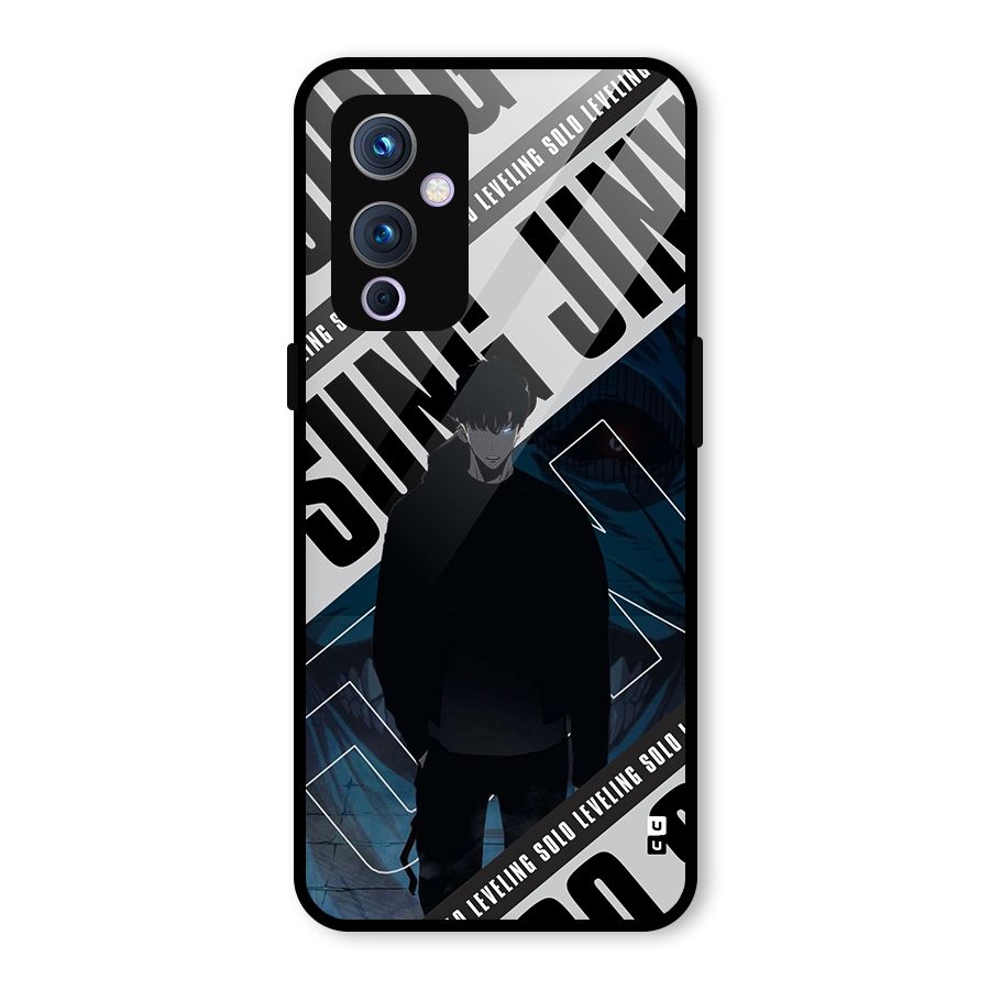 Awesome Jinwoo Rage Glass Back Case for OnePlus 9