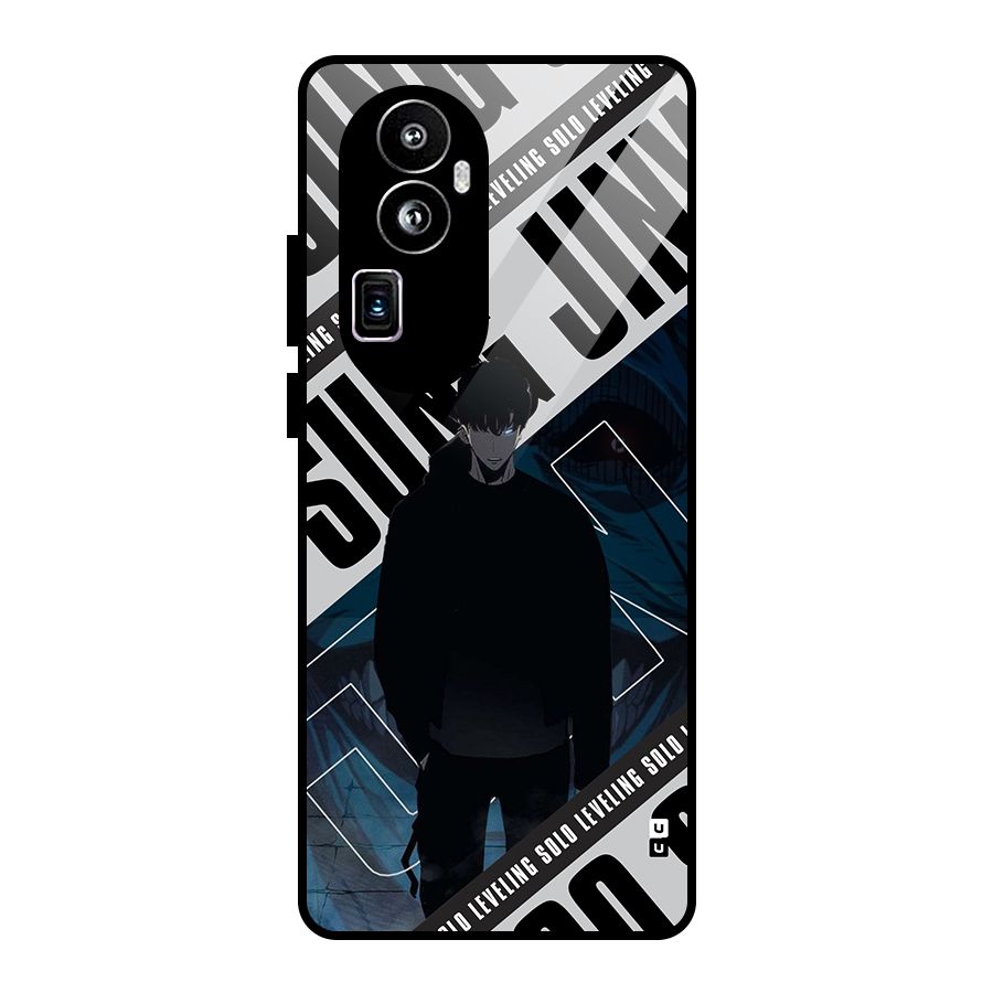 Awesome Jinwoo Rage Glass Back Case for Oppo Reno10 Pro Plus