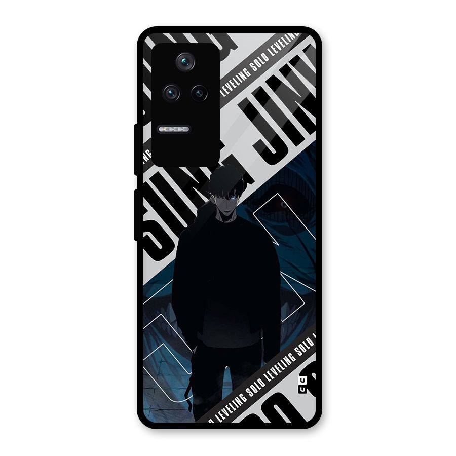 Awesome Jinwoo Rage Glass Back Case for Poco F4 5G