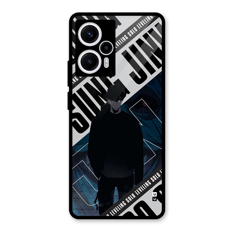 Awesome Jinwoo Rage Glass Back Case for Poco F5