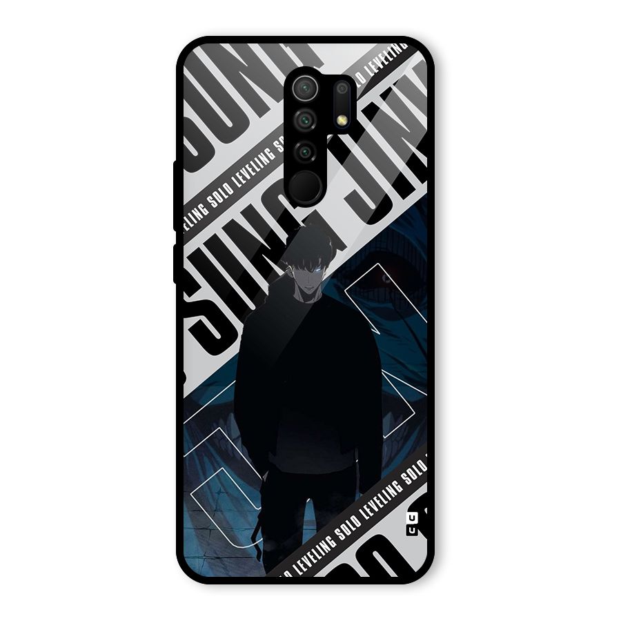 Awesome Jinwoo Rage Glass Back Case for Poco M2