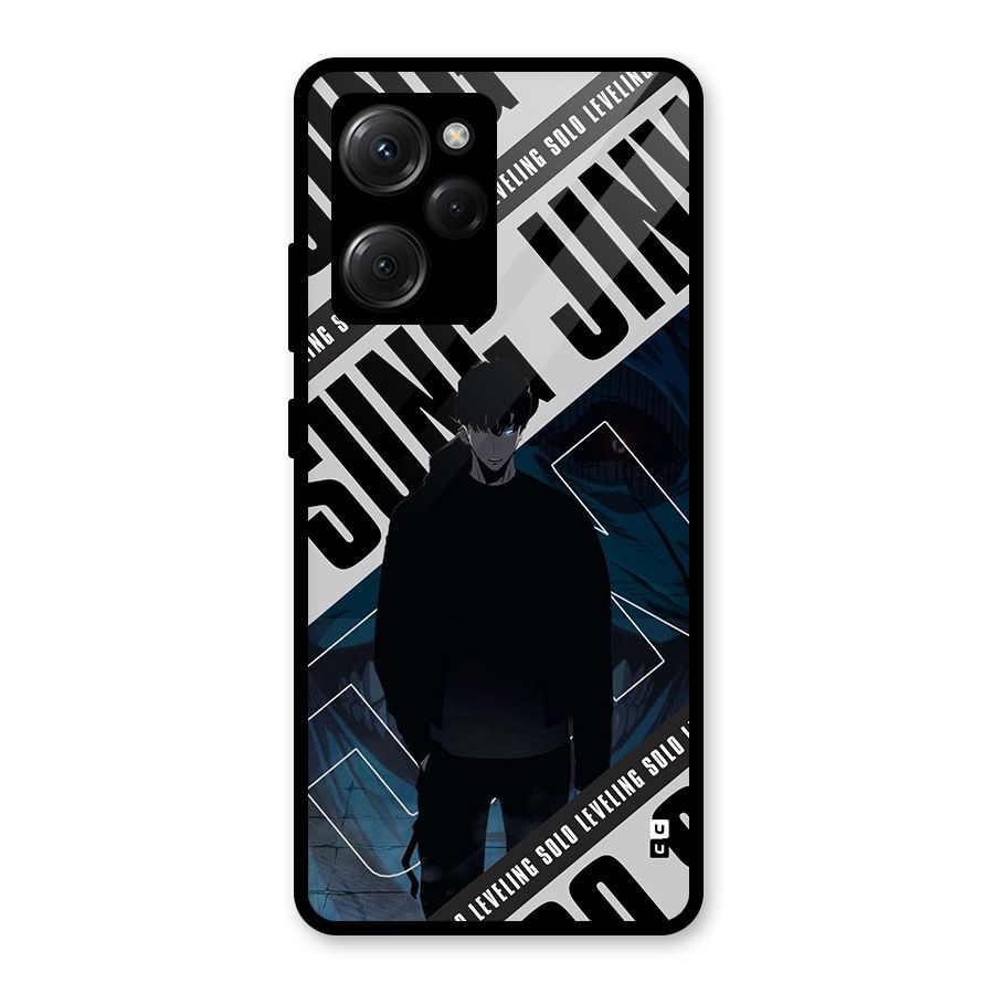 Awesome Jinwoo Rage Glass Back Case for Poco X5 Pro