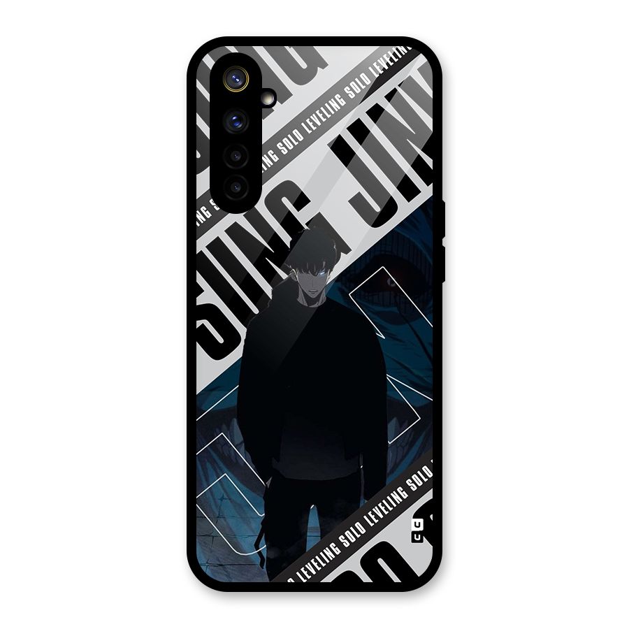 Awesome Jinwoo Rage Glass Back Case for Realme 6i